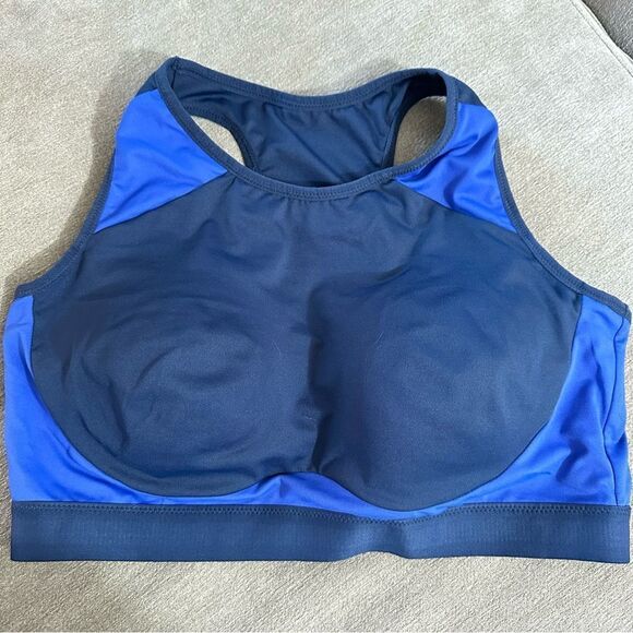 Crane XL Sports Bra Blue Duo Tone To Fit Bust 40B‎ - 40C - Picture 3 of 6
